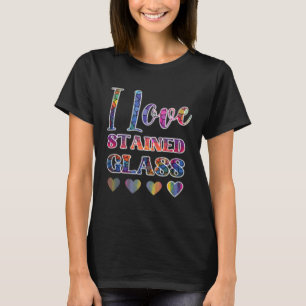 Ik hou van Glas in lood T-shirt