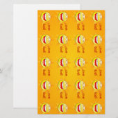 Ik hou van God Sun Stationery Briefpapier (Voorkant / Achterkant)
