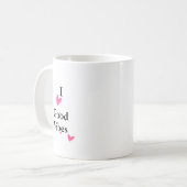 Ik hou van goede vibes koffie Mok 11 oz (Voorkant links)