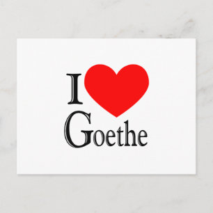 Ik hou van Goethe Briefkaart