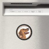 Ik hou van Golden Retrievers Magnet Magneet (Insitu (Vaatwasser))