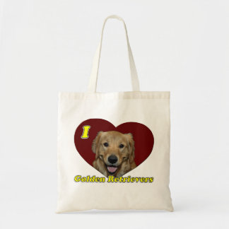 Ik hou van Golden Retrievers Tote Bag