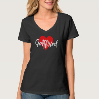 Ik hou van Gottfried voornaam Liefde Hart T-shirt