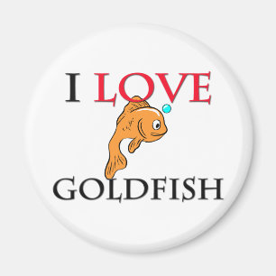 Ik hou van goudvis magneet