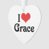 Ik hou van Grace Ornament (voorkant)