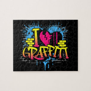 Ik hou van Graffiti – Stedelijke Straatkunst Legpuzzel