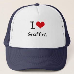 Ik hou van graffiti trucker pet