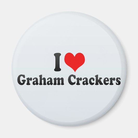 Ik hou van Graham Crackers Magneet (Voorkant)