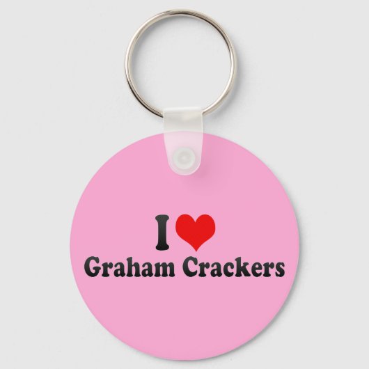Ik hou van Graham Crackers Sleutelhanger (Voorkant)
