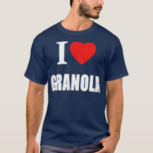 Ik hou van Granola voor mannen en studenten Vegeta T-shirt