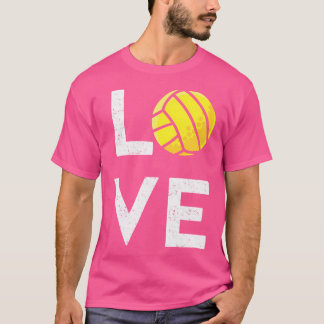 Ik hou van grappig volleybal t-shirt