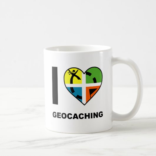 Ik hou van grappige geocaching mok (Rechts)