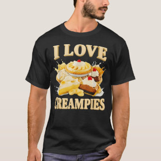 Ik hou van grappige roomsoezen t-shirt