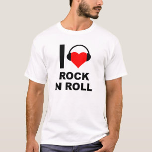 Ik hou van grappige rots T-shirt