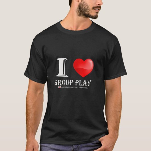 Ik hou van groepsspel shirt (Voorkant)