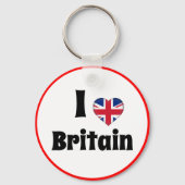 Ik hou van Groot-Brittannië en het Britse hart - r Sleutelhanger (Voorkant)