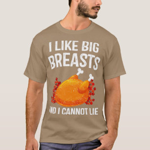 Ik hou van grote borsten en ik hul. t-shirt
