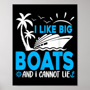 Ik Hou Van Grote Botens En Ik Kan Niet Liegen Grap Poster