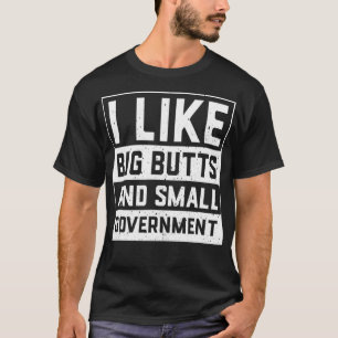Ik hou van grote knuppels en financiering van de t-shirt