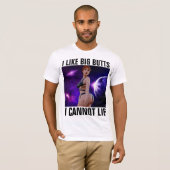 IK HOU VAN GROTE KONTEN IK KAN NIET LIEGEN T-SHIR T-SHIRT (Voorkant volledig)