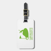 Ik hou van grote putten en ik kan niet liegen bagagelabel (Voorkant verticaal)