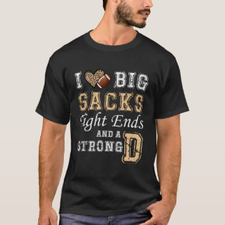 Ik hou van grote stapels aan het eind en sterk D - T-shirt