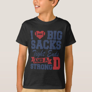 Ik hou van grote stapels, een stevige D grappige F T-shirt