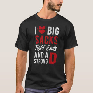 Ik hou van grote stapels, een stevige dwerg van vr t-shirt