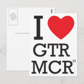 Ik hou van GTR MCR Briefkaart (Voorkant / Achterkant)
