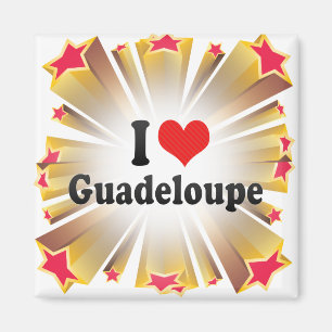 Ik hou van Guadeloupe Magneet