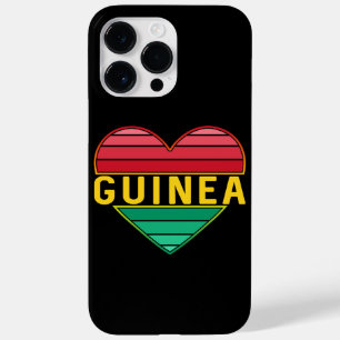 Ik hou van Guinee, Guinee hart Case-Mate iPhone 14 Pro Max Hoesje