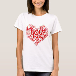 Ik hou van Guyana Souvenir T-shirt