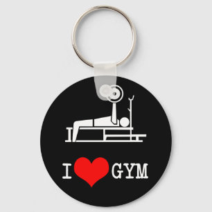 Ik hou van GYM Sleutelhanger