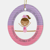 Ik hou van GYMNASTICS kerstversiering Keramisch Ornament (Links)