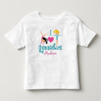 Ik hou van Gymnastiek Cute Gymnast Girl