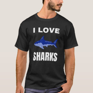 Ik hou van haaien t-shirt