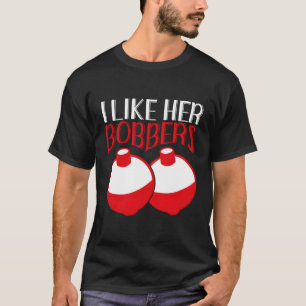 Ik hou van haar Bobbers Shirt Funny Vist Couples G