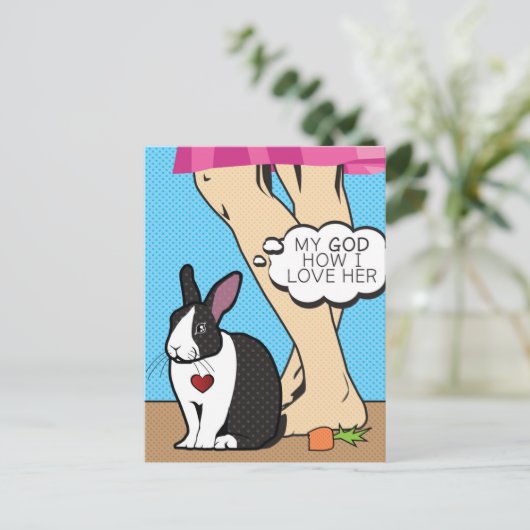 Ik hou van haar briefkaart (Staand voorkant)