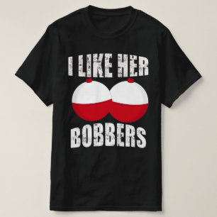 ik hou van haar kappers , grappige visserij t-shirt