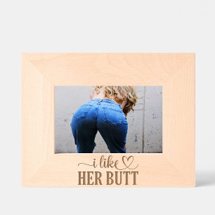 Ik hou van haar kont gegraveerde lijstjes