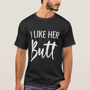 Ik hou van haar, maar ik hou van zijn baard t-shirt