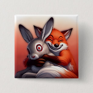 Ik hou van haar, vriend! vierkante button 5,1 cm