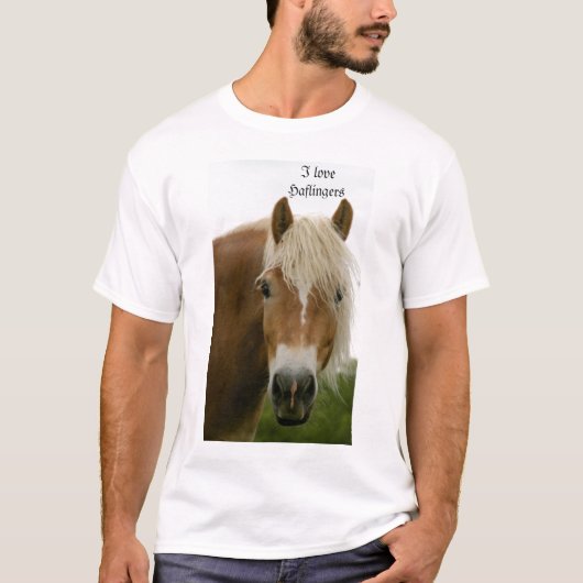 Ik hou van Haflingers T-shirt (Voorkant)