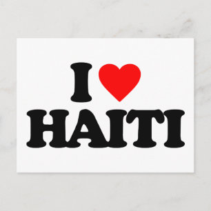Ik hou van HAITI Briefkaart