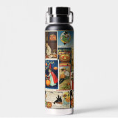 Ik hou van Halloween  Wenskaarten Collage Waterfles (Achterkant)