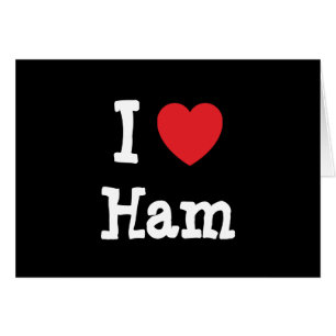 Ik hou van Ham hart T-Shirt