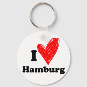 Ik hou van Hamburg Sleutelhanger