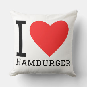 Ik hou van hamburgers kussen