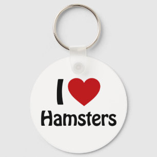 Ik hou van Hamsters Sleutelhanger