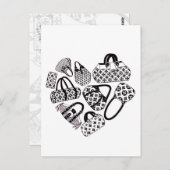 Ik hou van Handtassen Post Card Briefkaart (Voorkant / Achterkant)
